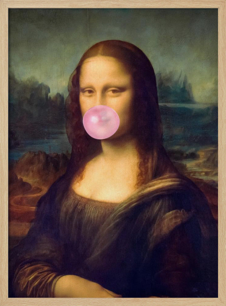Mona Lisa Bubblegum | Poster