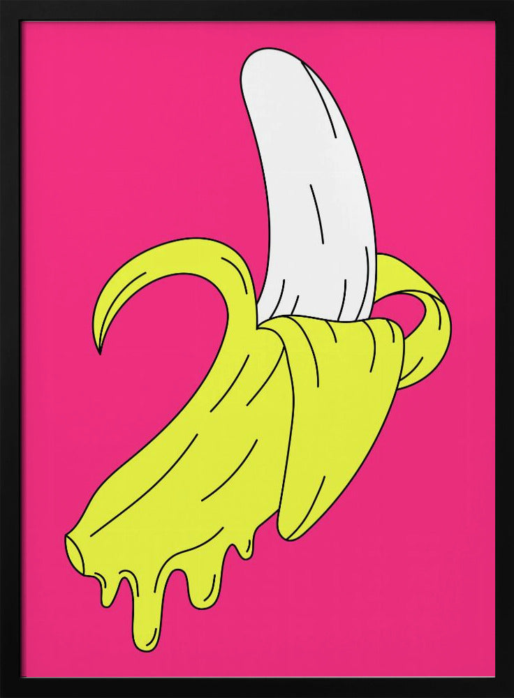 Melting Pink Banana | Poster