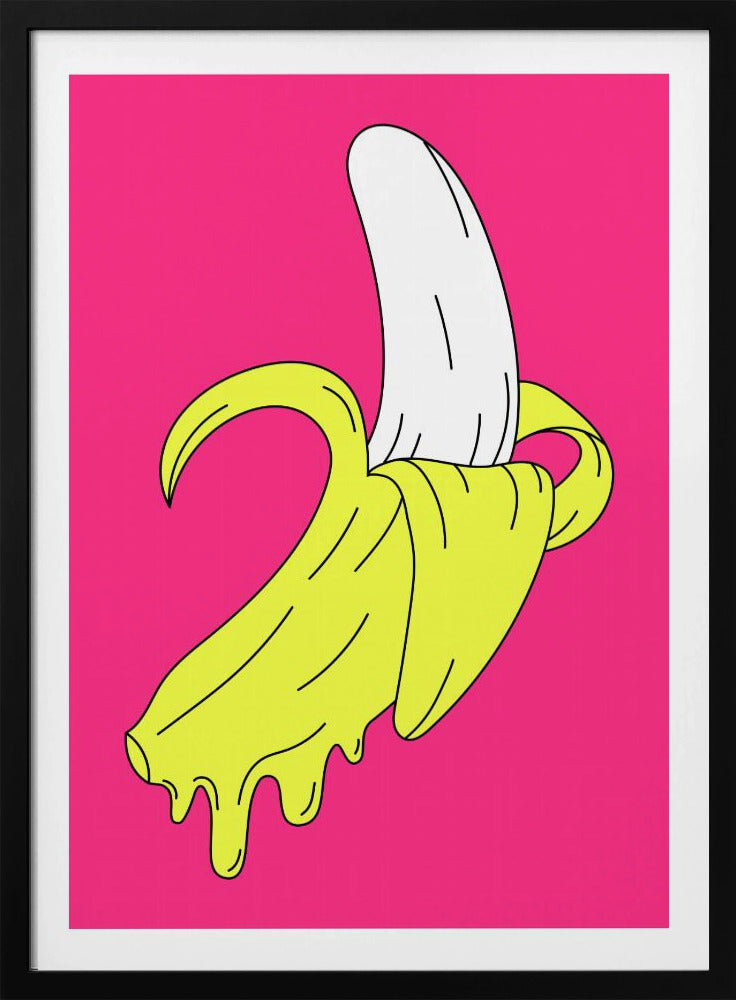 Melting Pink Banana | Poster