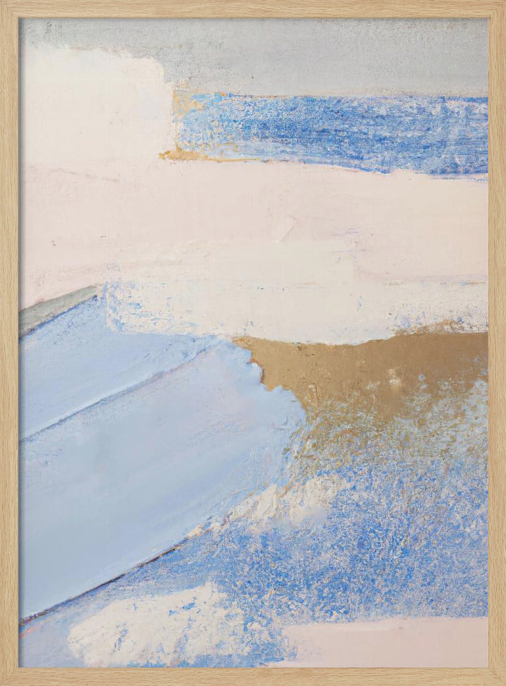 Penseelstreken Abstract Schilderij | Poster