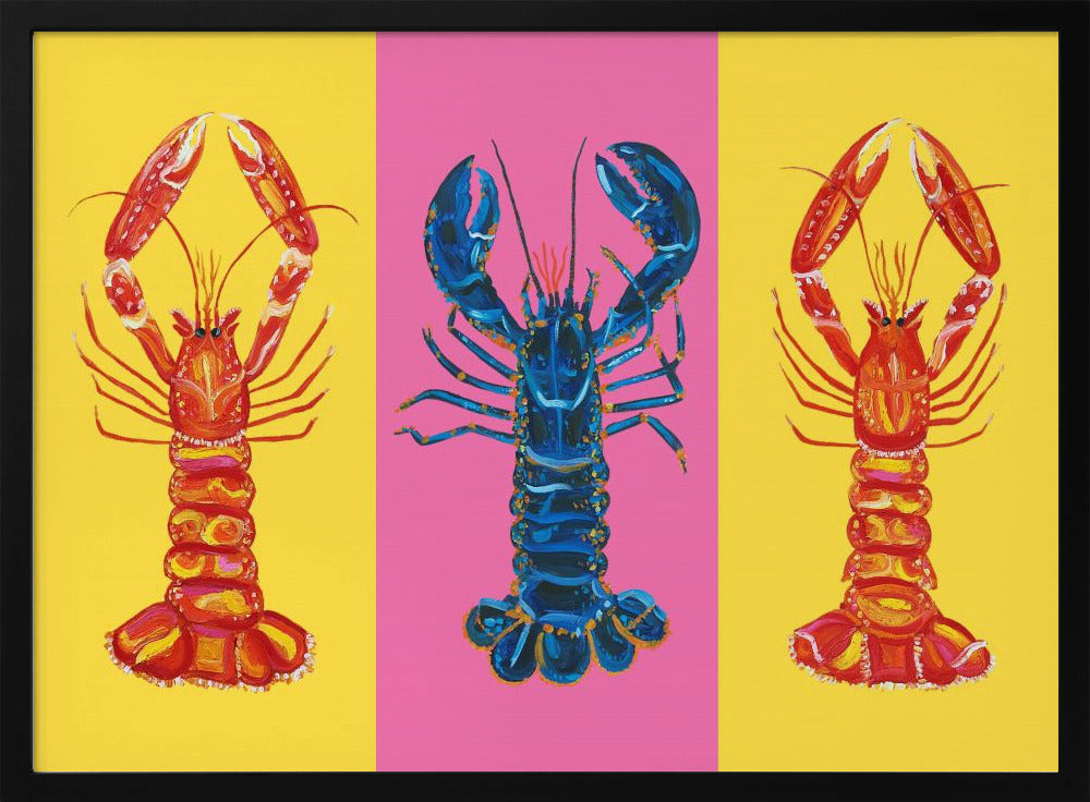 Kreeft Langoustines Pop Art 2 | Poster