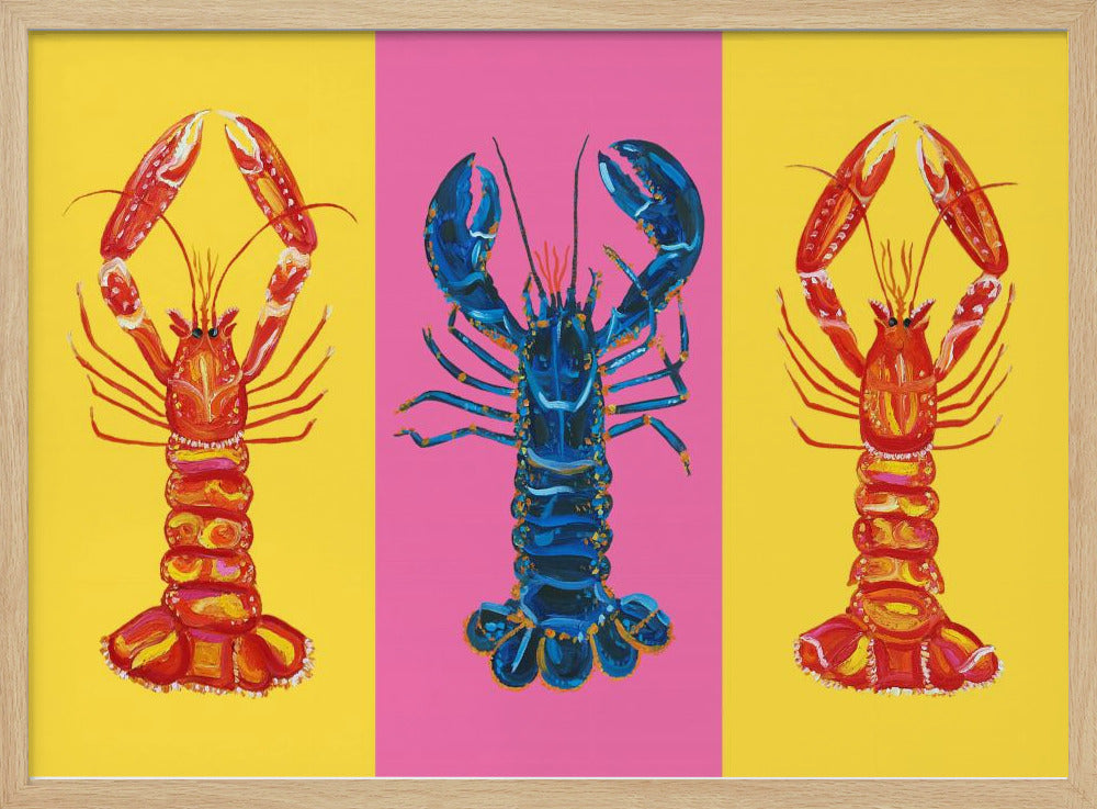 Kreeft Langoustines Pop Art 2 | Poster