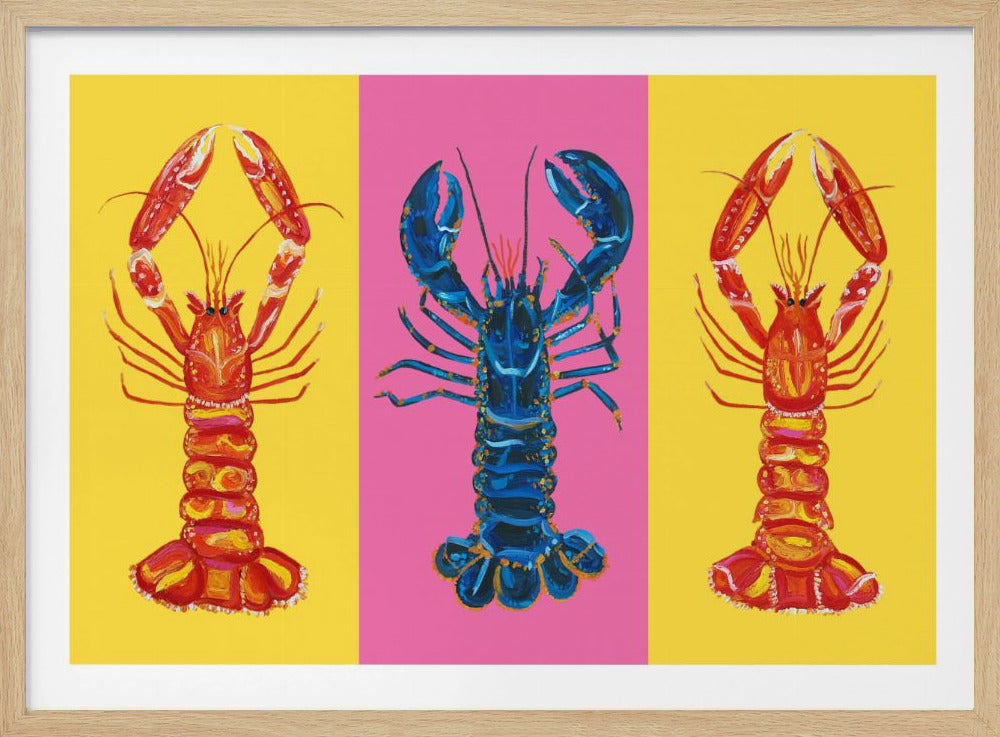 Kreeft Langoustines Pop Art 2 | Poster