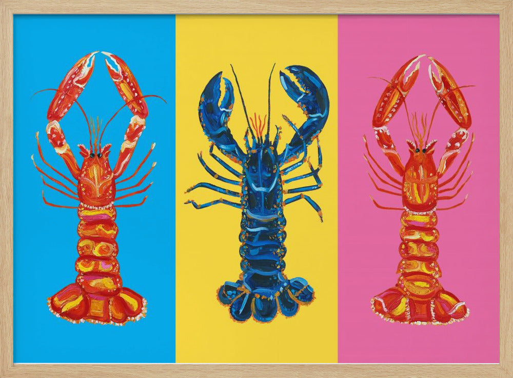 Kreeft Langoustines Pop Art | Poster