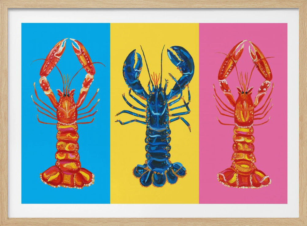 Kreeft Langoustines Pop Art | Poster