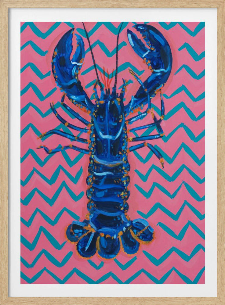 Kreeft op zigzag | Poster