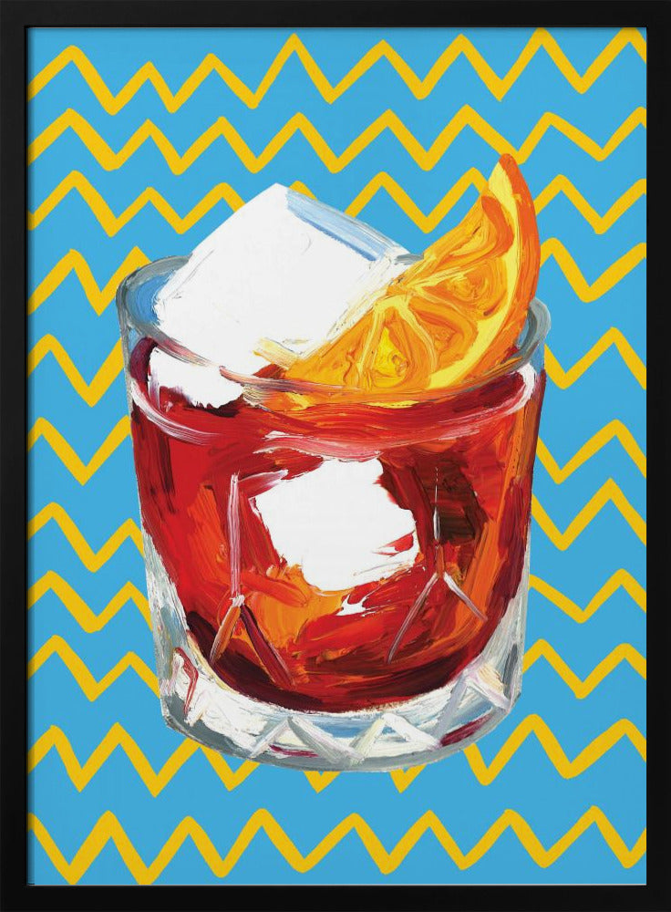Negroni Blauw | Poster
