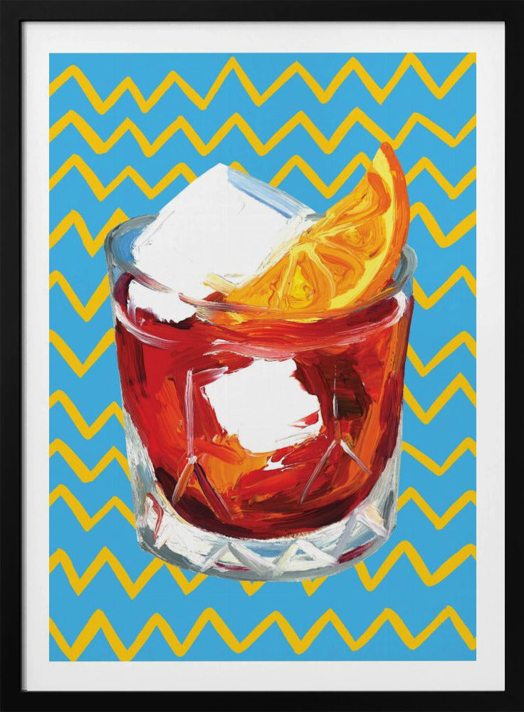 Negroni Blauw | Poster