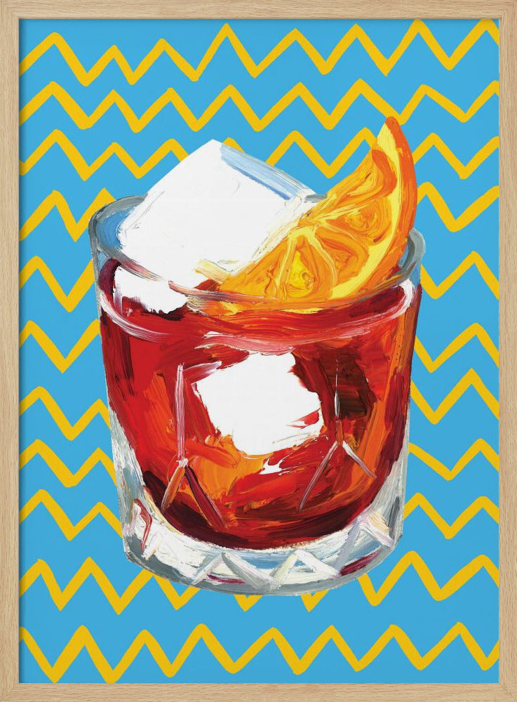 Negroni Blauw | Poster
