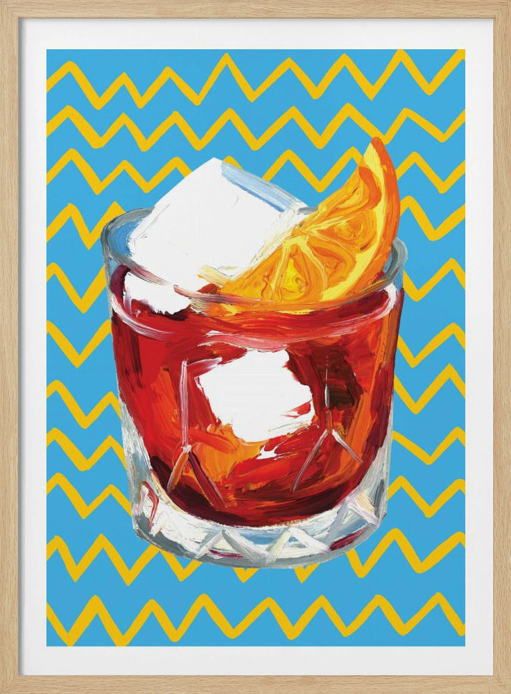 Negroni Blauw | Poster