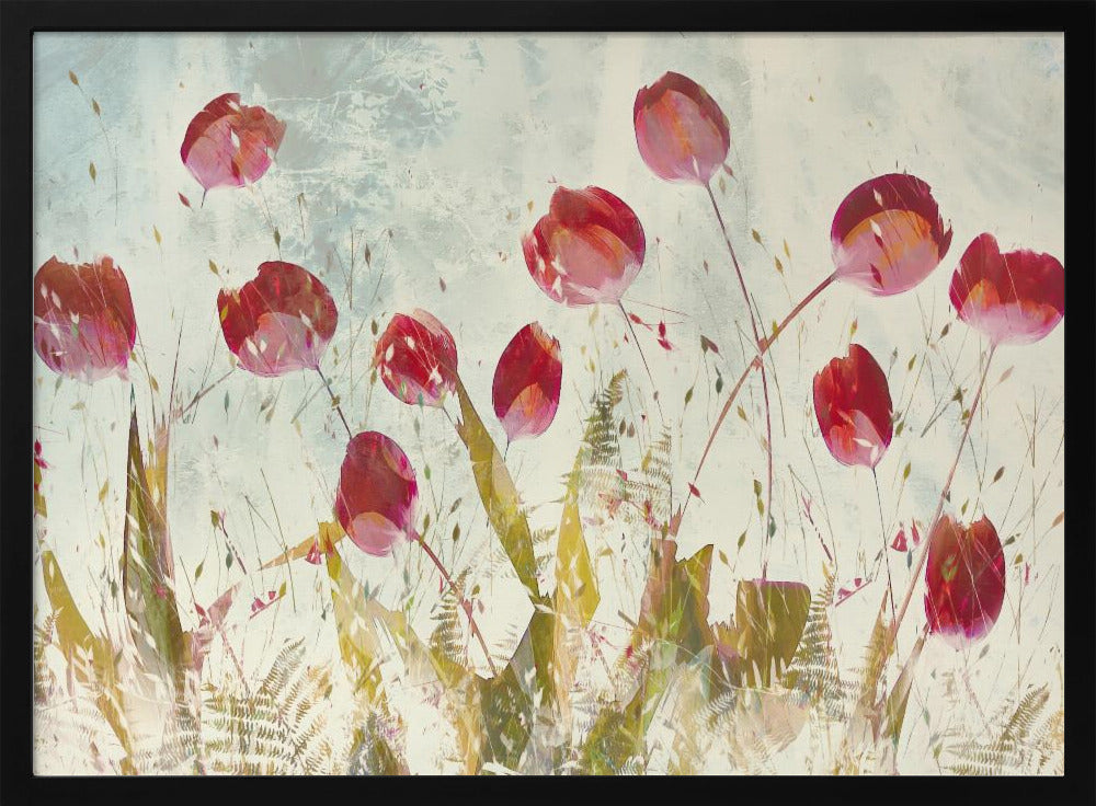 Vrolijke tulpen | Poster