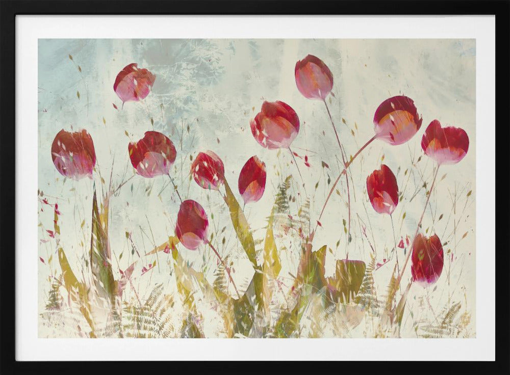 Vrolijke tulpen | Poster