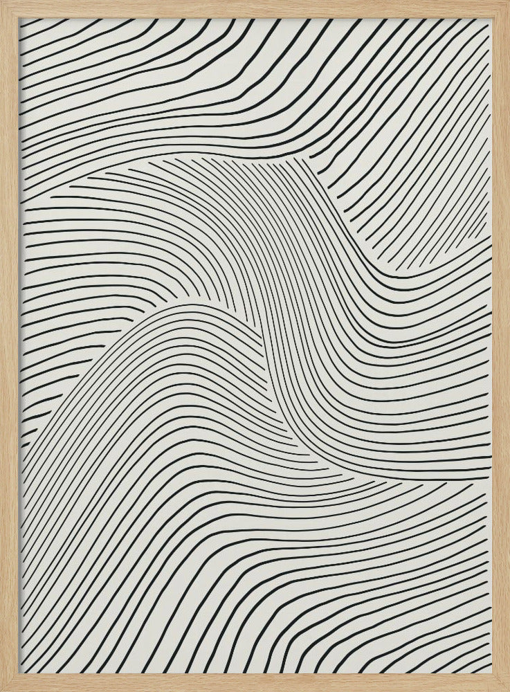 Minimale lijnen set #1 | Poster