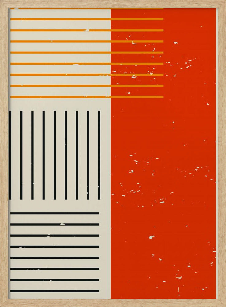 Levendige Minimal Serie #4 | Poster