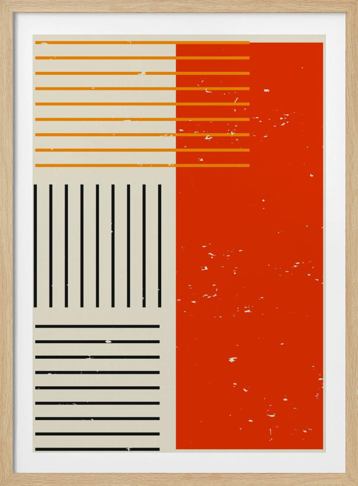 Levendige Minimal Serie #4 | Poster
