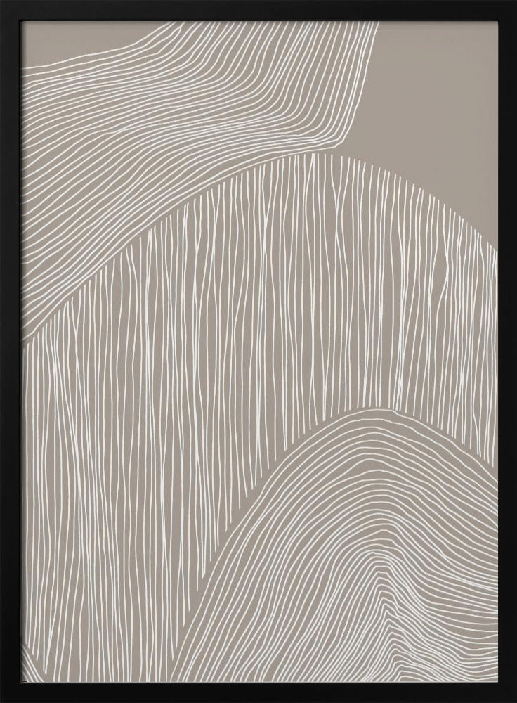 Abstracte organische lijnen | Poster
