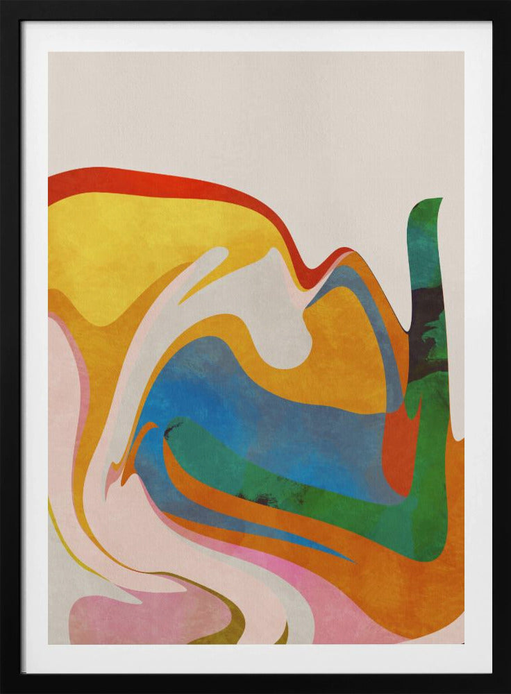 Organic Bauhaus Waved | Poster