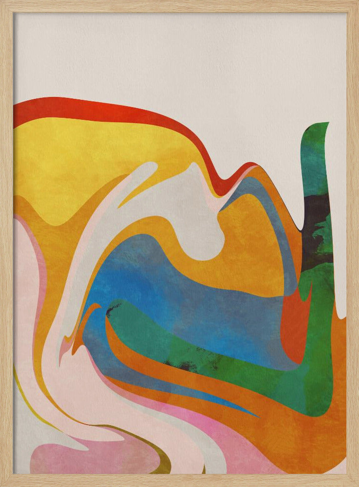 Organic Bauhaus Waved | Poster