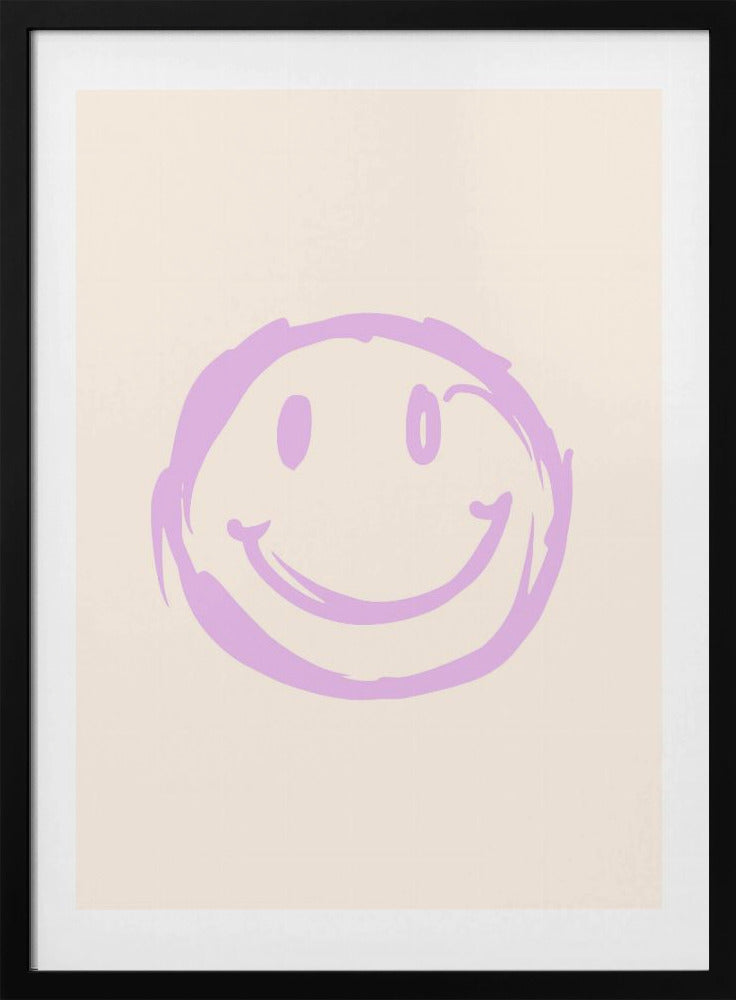 Paarse Smiley | Poster