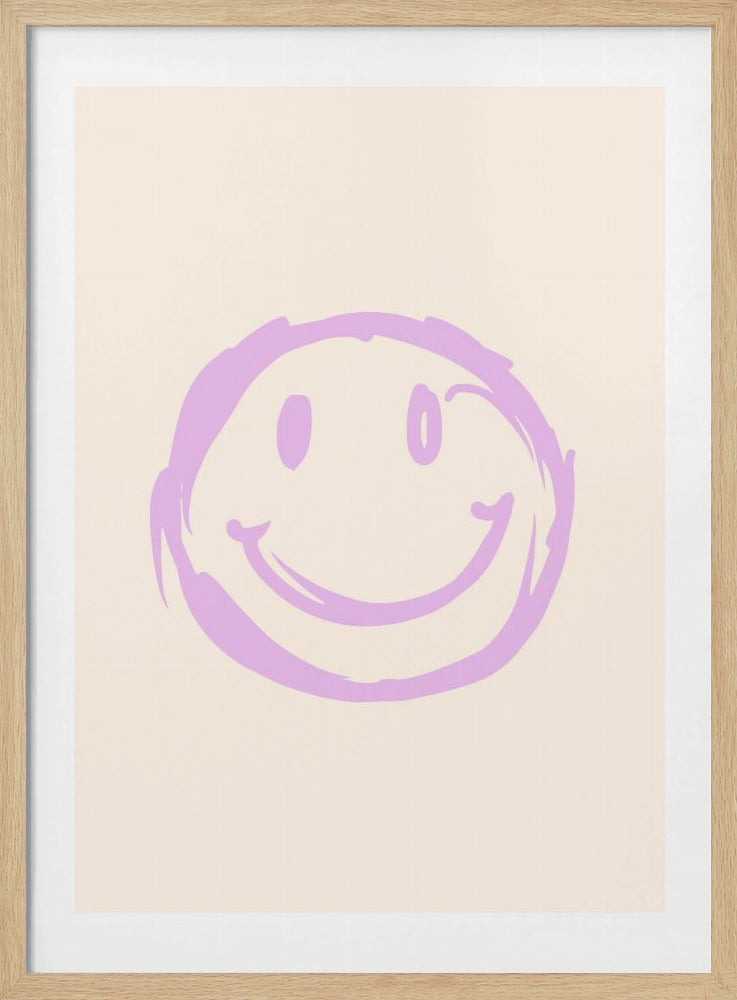 Paarse Smiley | Poster