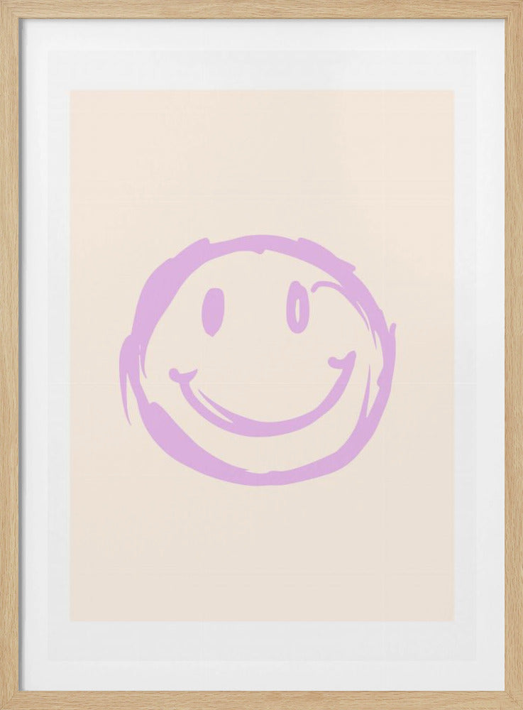 Paarse Smiley | Poster