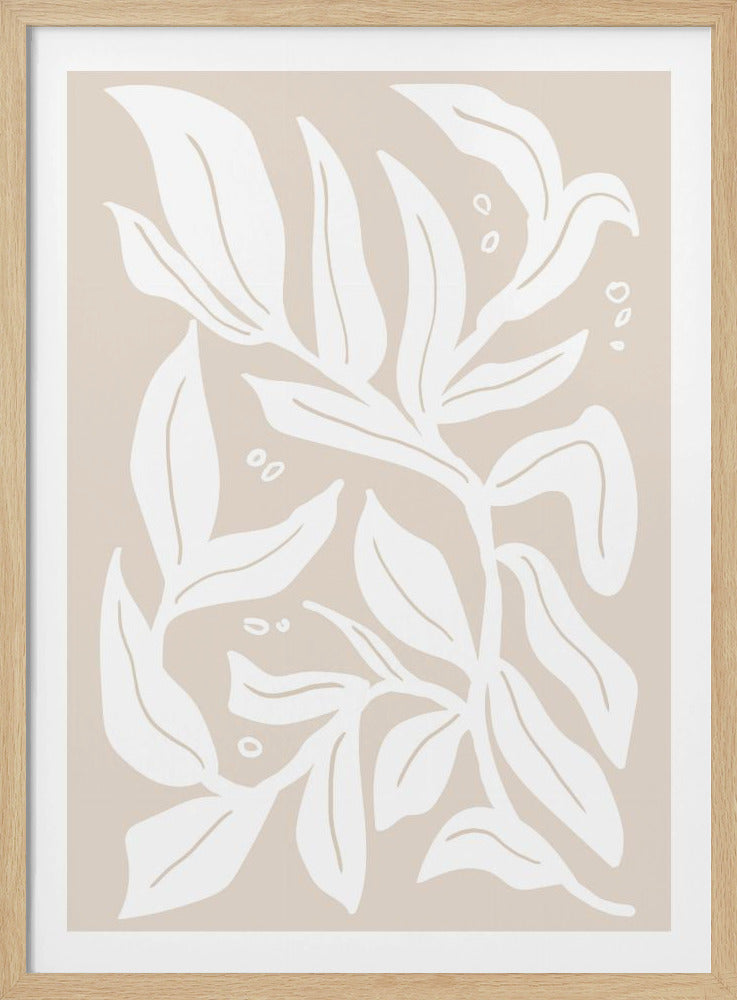 Abstracte planten | Poster