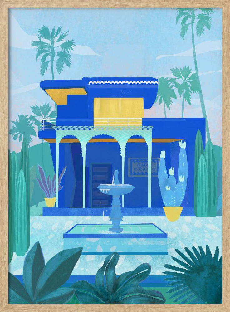 Marokkaanse tuin | Poster