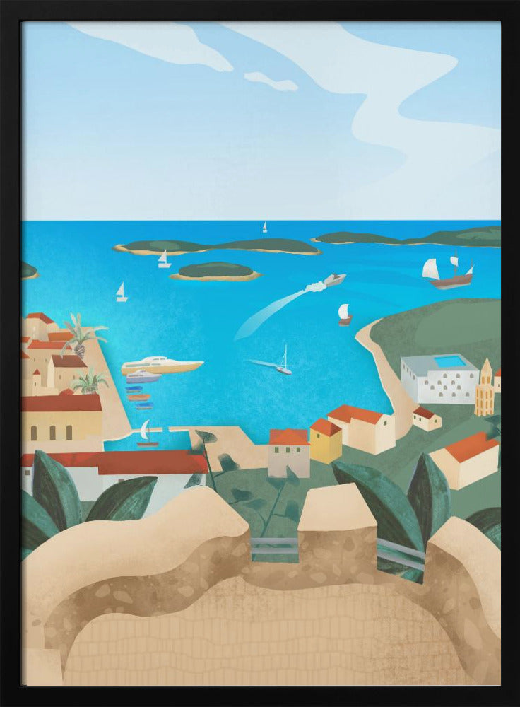Eiland Hvar | Poster