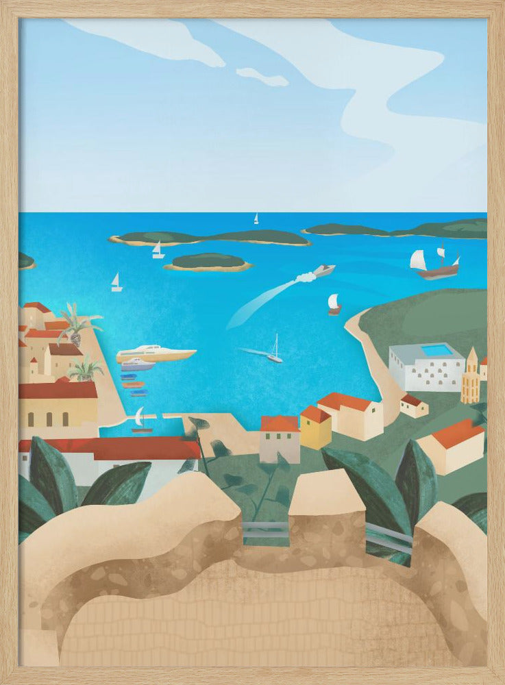 Eiland Hvar | Poster
