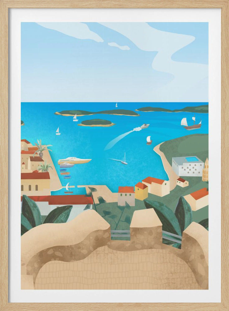 Eiland Hvar | Poster