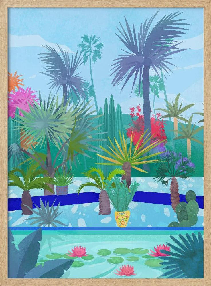 Marokkaanse tuin | Poster