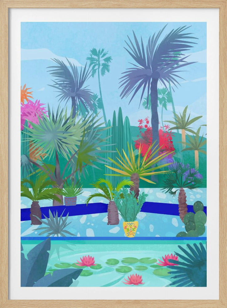 Marokkaanse tuin | Poster