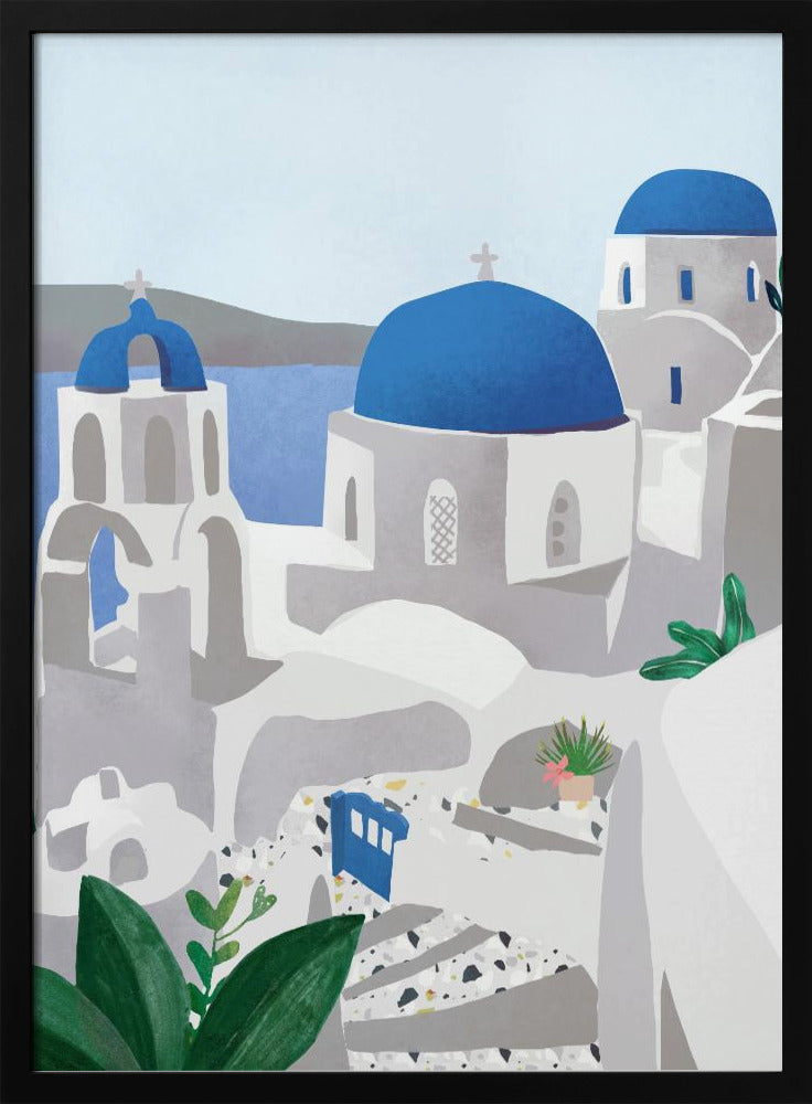 Santorini eiland | Poster