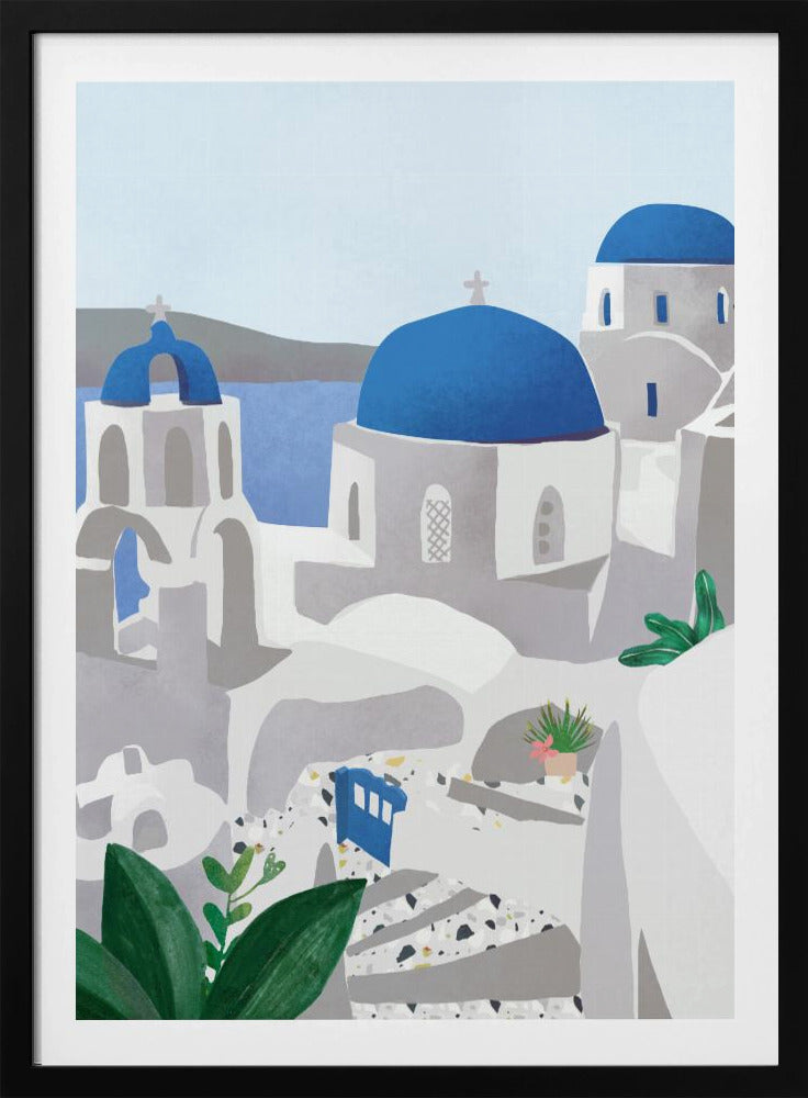 Santorini eiland | Poster