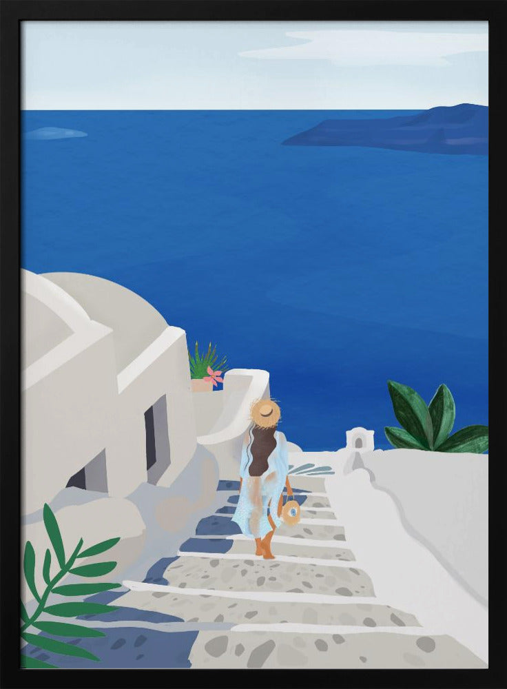 In het blauw | Poster