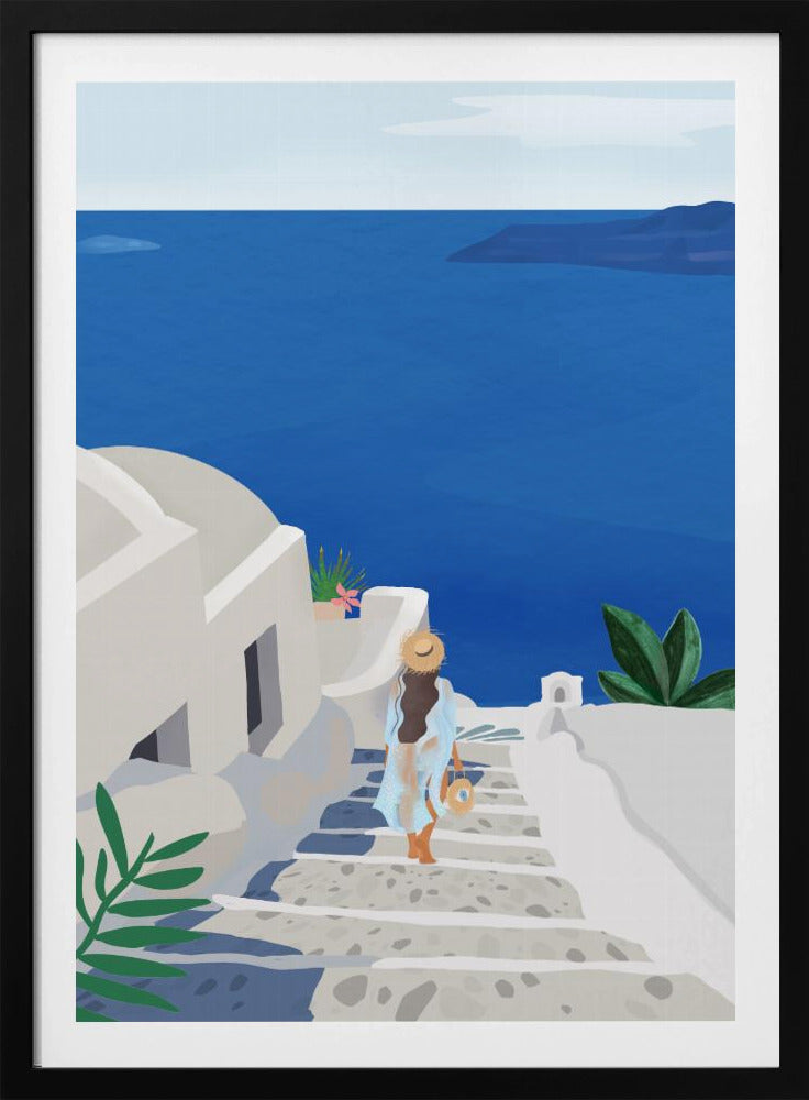 In het blauw | Poster