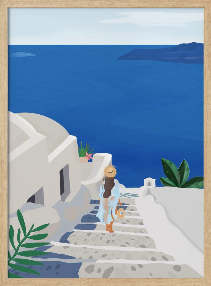 In het blauw | Poster