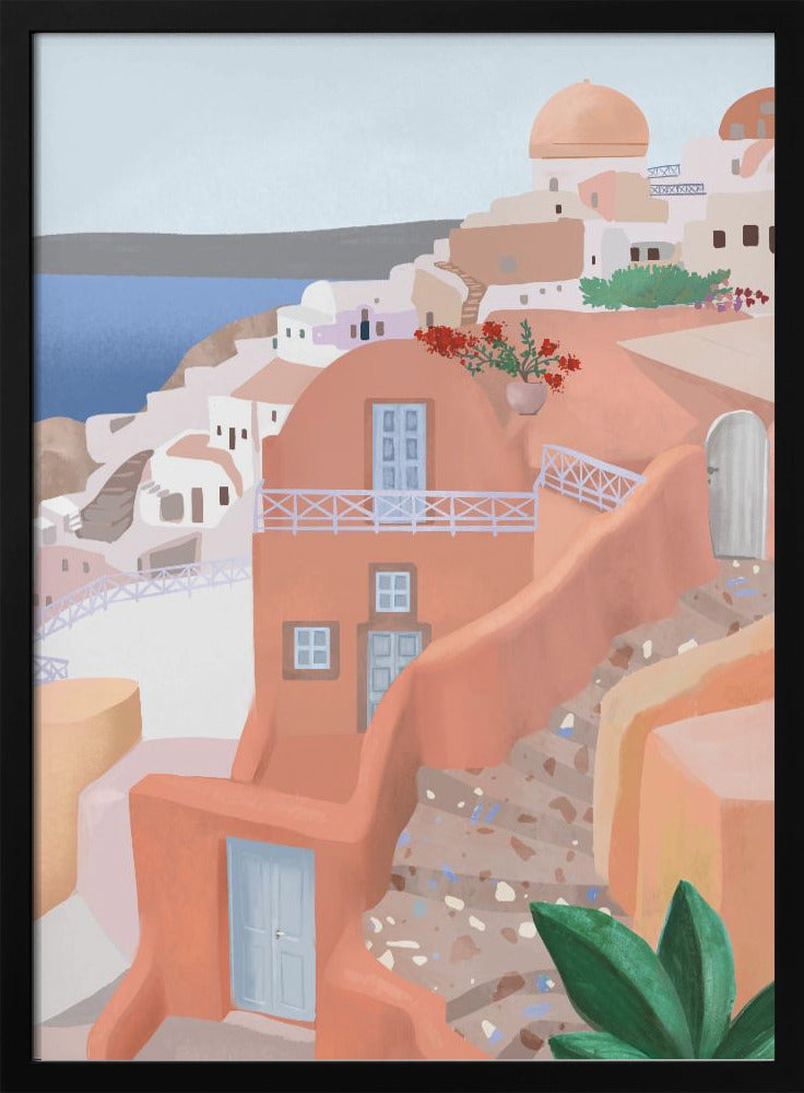 Santorini, Griekenland | Poster