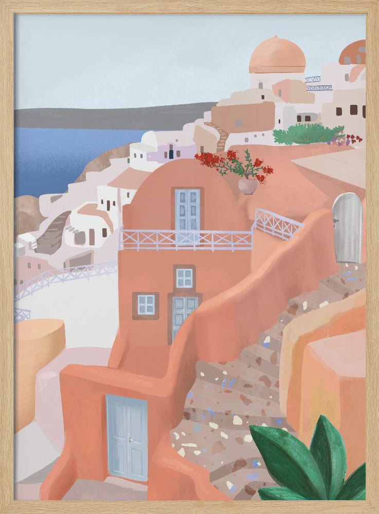 Santorini, Griekenland | Poster
