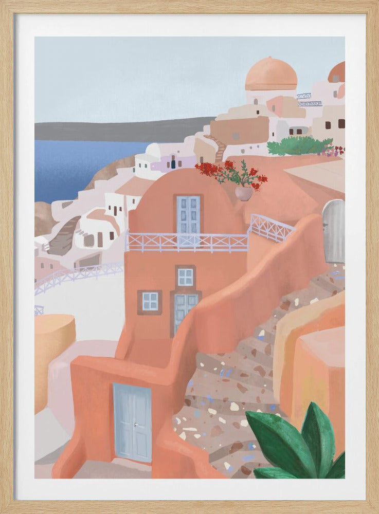 Santorini, Griekenland | Poster