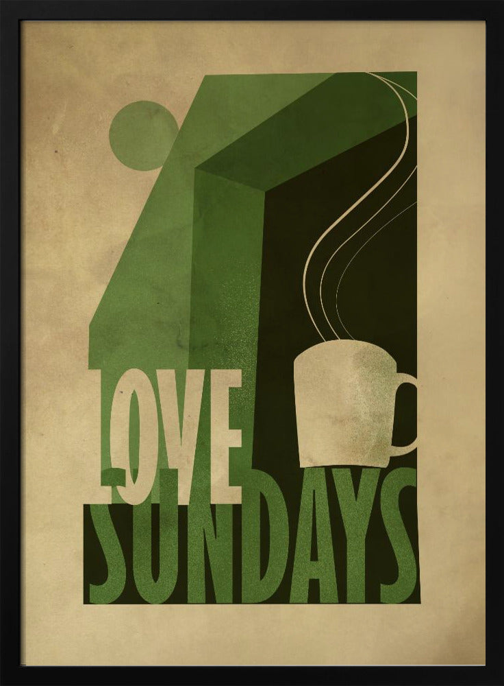 Liefdeszondag print | Poster