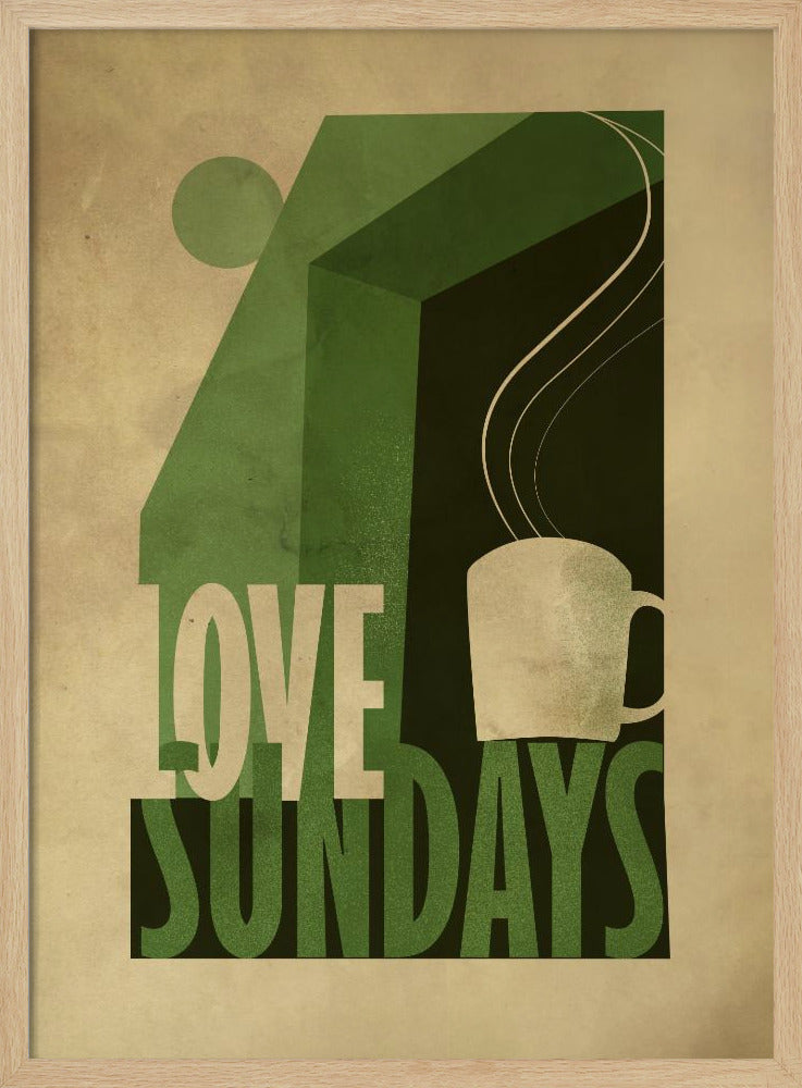 Liefdeszondag print | Poster