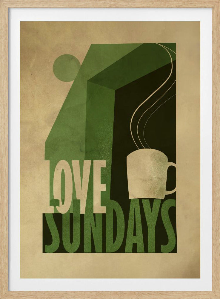 Liefdeszondag print | Poster