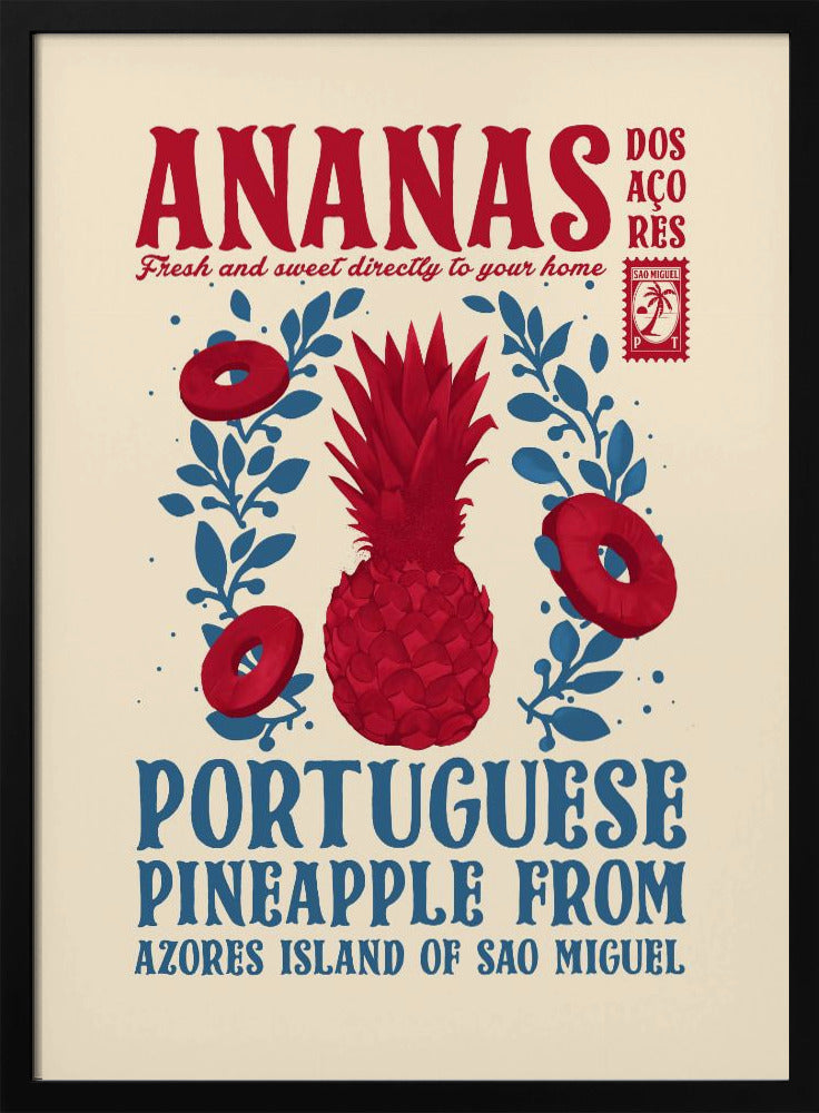 Ananas keukenprint | Poster