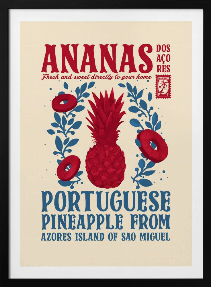 Ananas keukenprint | Poster