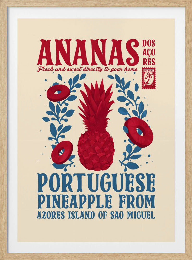 Ananas keukenprint | Poster