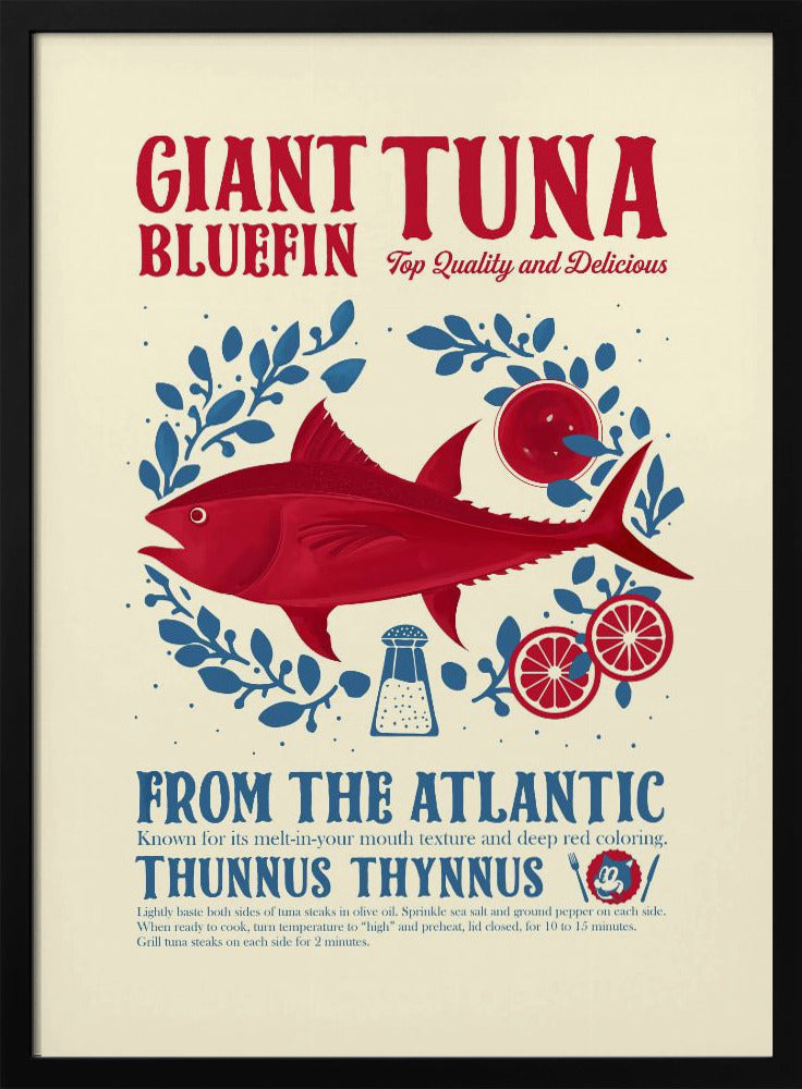 Tonijnkeukenprint | Poster