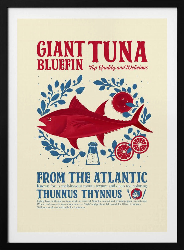 Tonijnkeukenprint | Poster