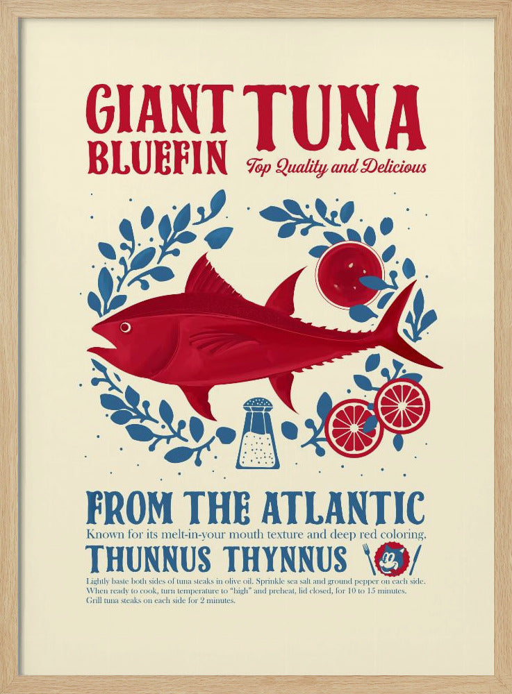 Tonijnkeukenprint | Poster