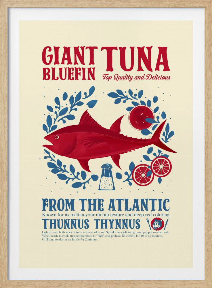 Tonijnkeukenprint | Poster
